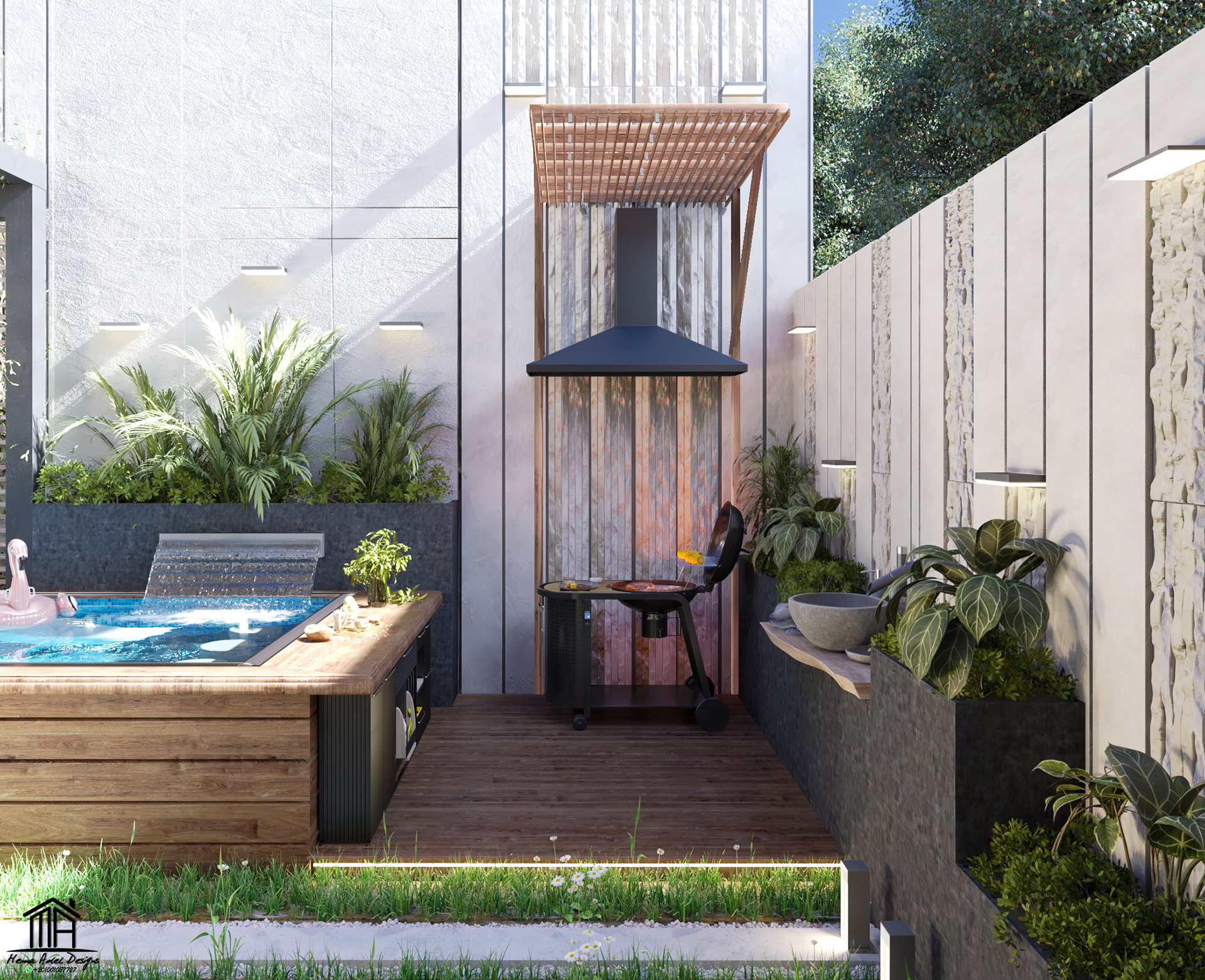 私人别墅花园现代设计-20