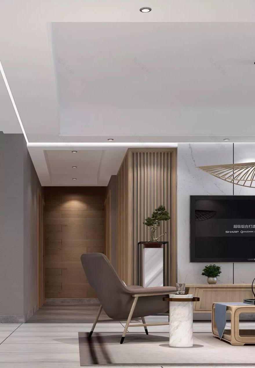 138㎡别墅空间,演绎极致简约生活美学-11