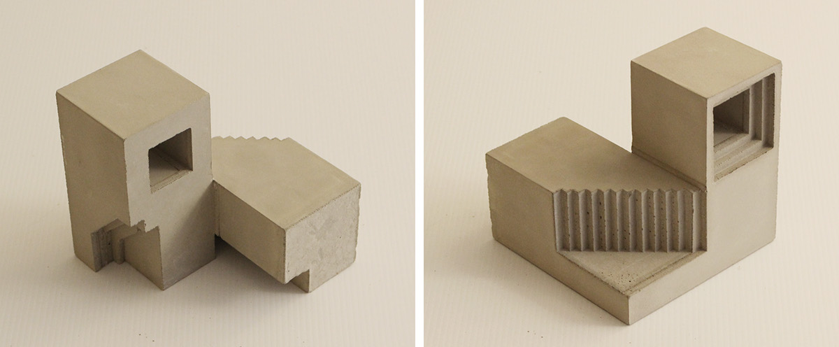 创意 gypsum concrete 拼接 Soma Cube-13