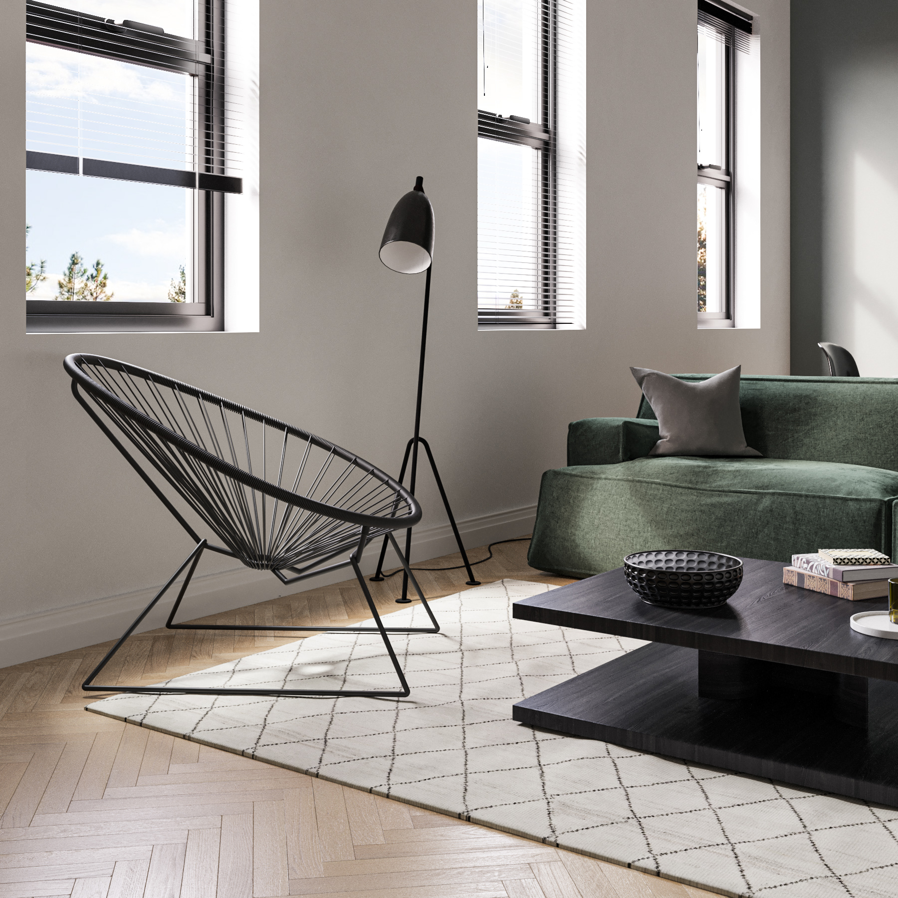 现代公寓丨Turbosquid,Cgtrader-7