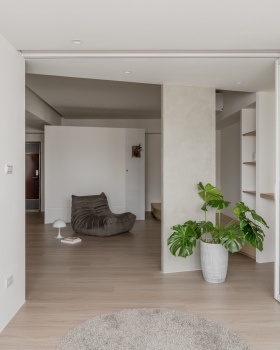 Cloister Studio（台湾极简主义住宅）丨中国台北丨Shan Shan Chuan Design的Wang Yi Yun
