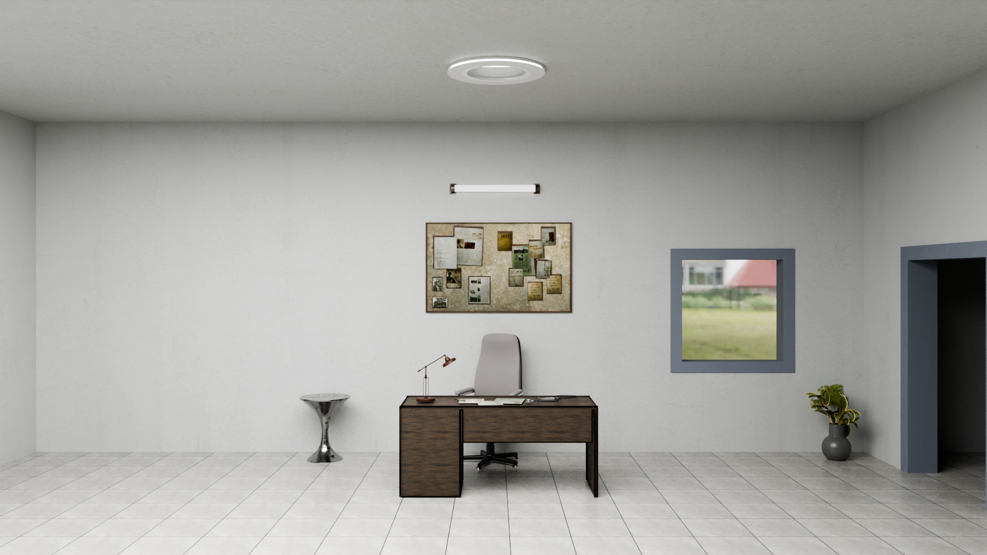 3D Hospital Architectural Visualization in Blender-10