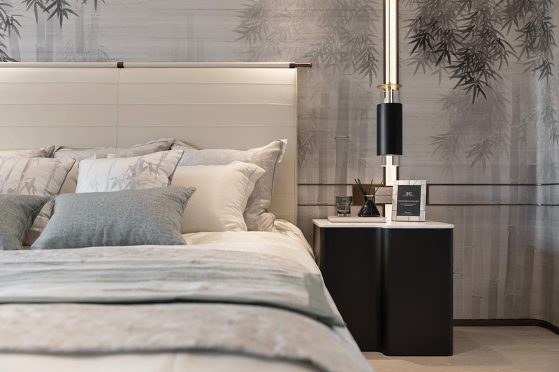 嘉兴桐乡濮园杏林苑S340户型合院样板房软装工程-47