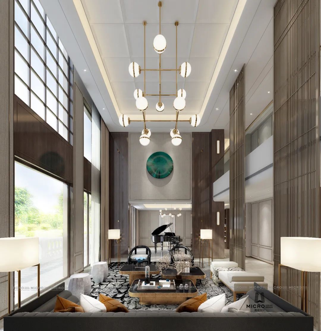 《富春山居》穿越时空,1300 平米低奢东方美墅-28