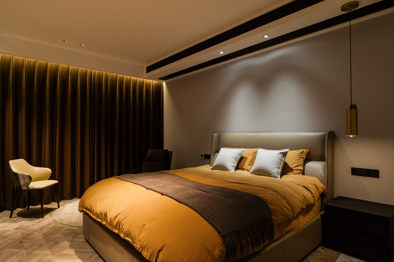 温馨高雅现代简约空间 | 岁晏的视觉均衡之美-13