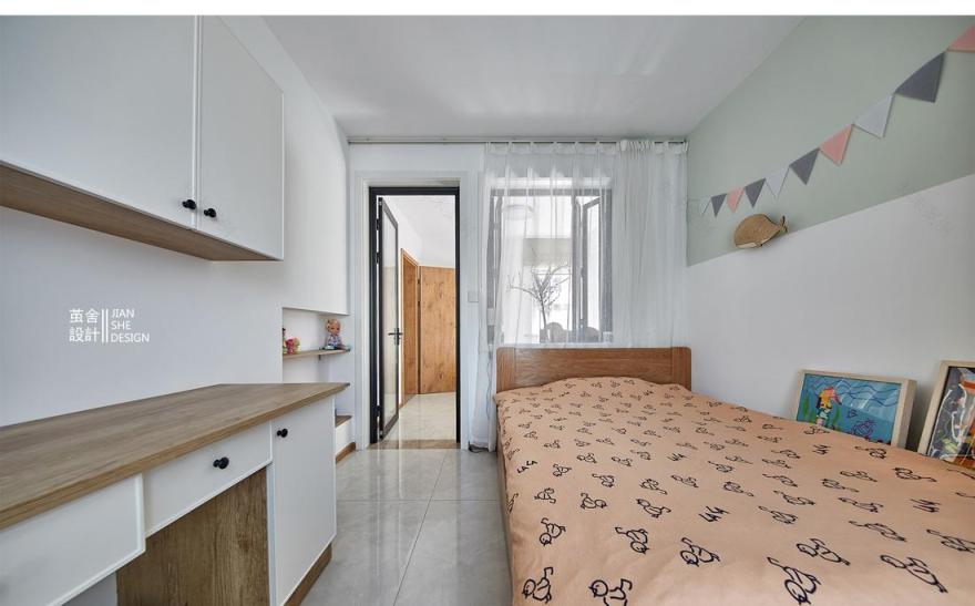 二手房翻新,明亮温暖的小户型改造-58