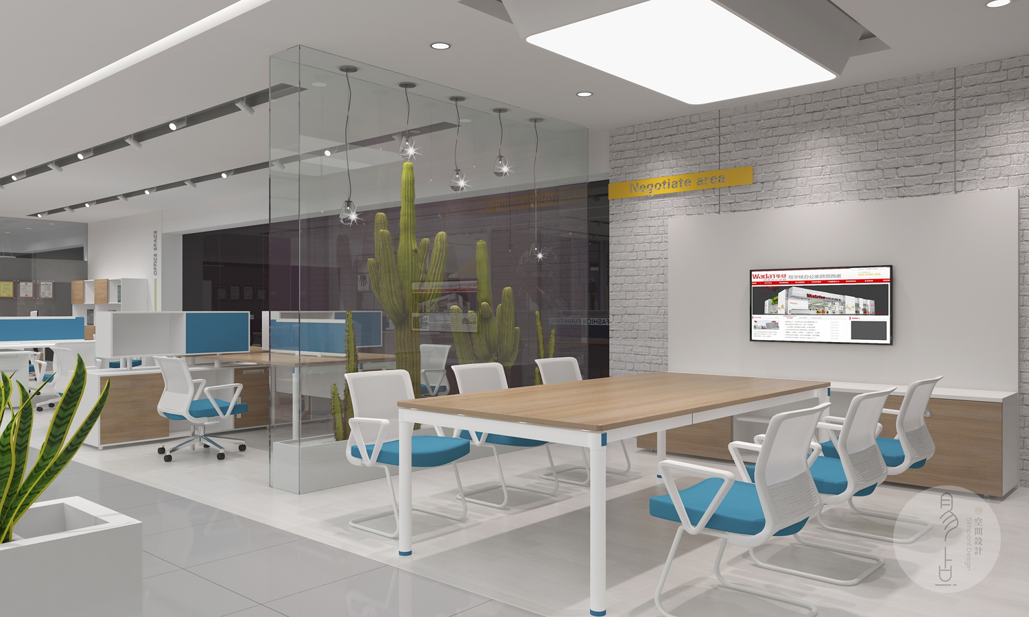 办公家具形象店设计案例解析-4