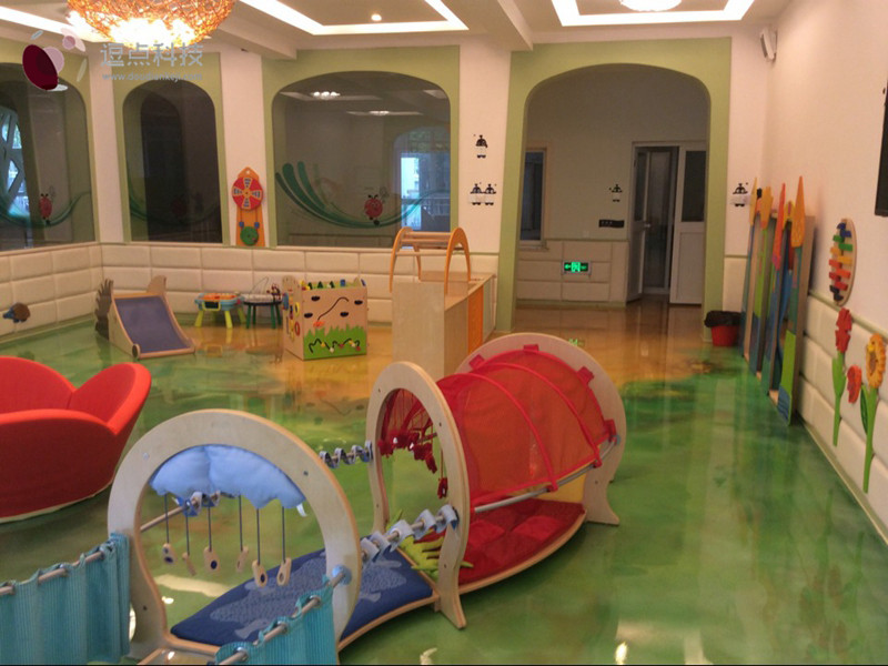 北京逗点科技打造上海小不点幼儿园艺术树脂漆空间-13