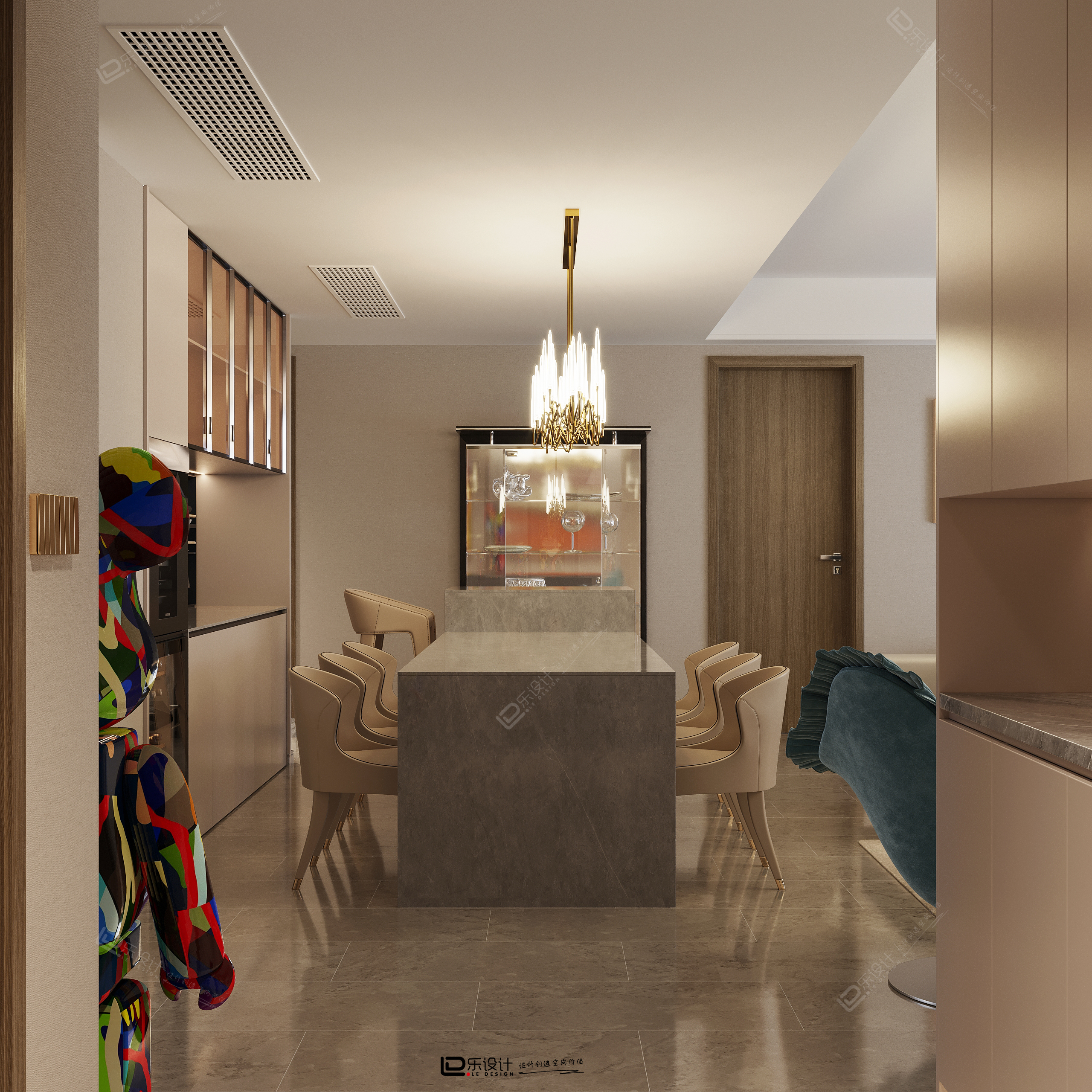 绿城晓风印月188方全案软装设计丨中国杭州丨LD设计-13