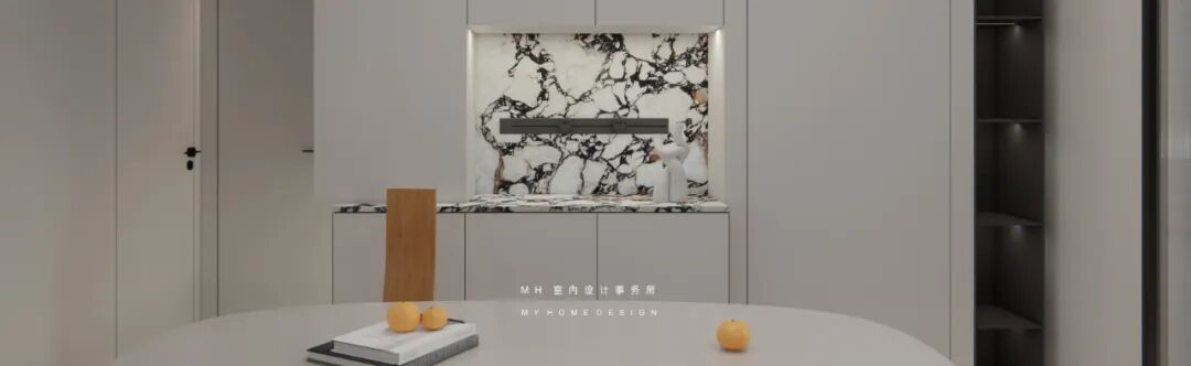 【首发】MH设计新作：素净•情感▏极简表达美学空间-21