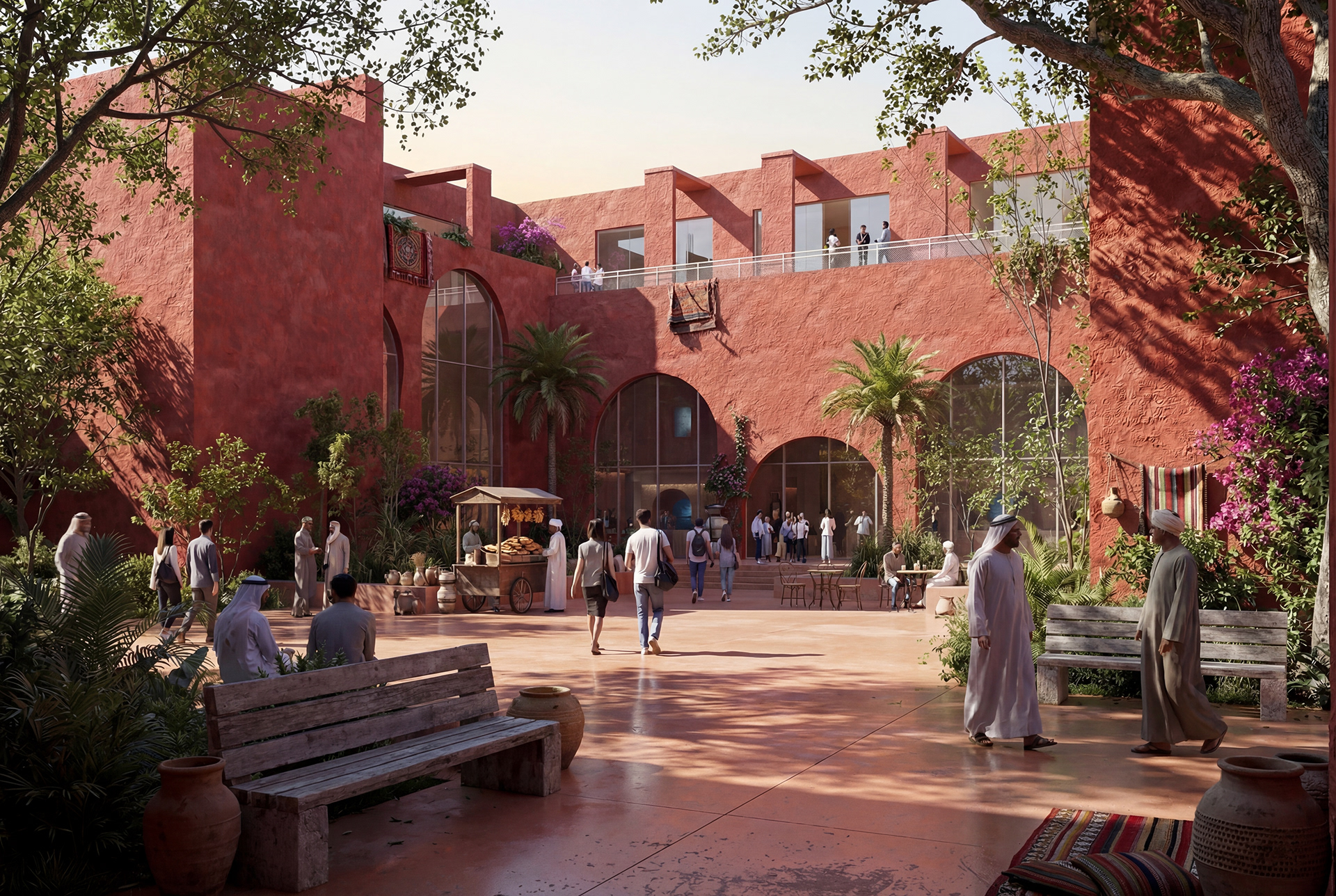 埃尔马尼亚勒城市设计丨开罗大学工程学院建筑系-20