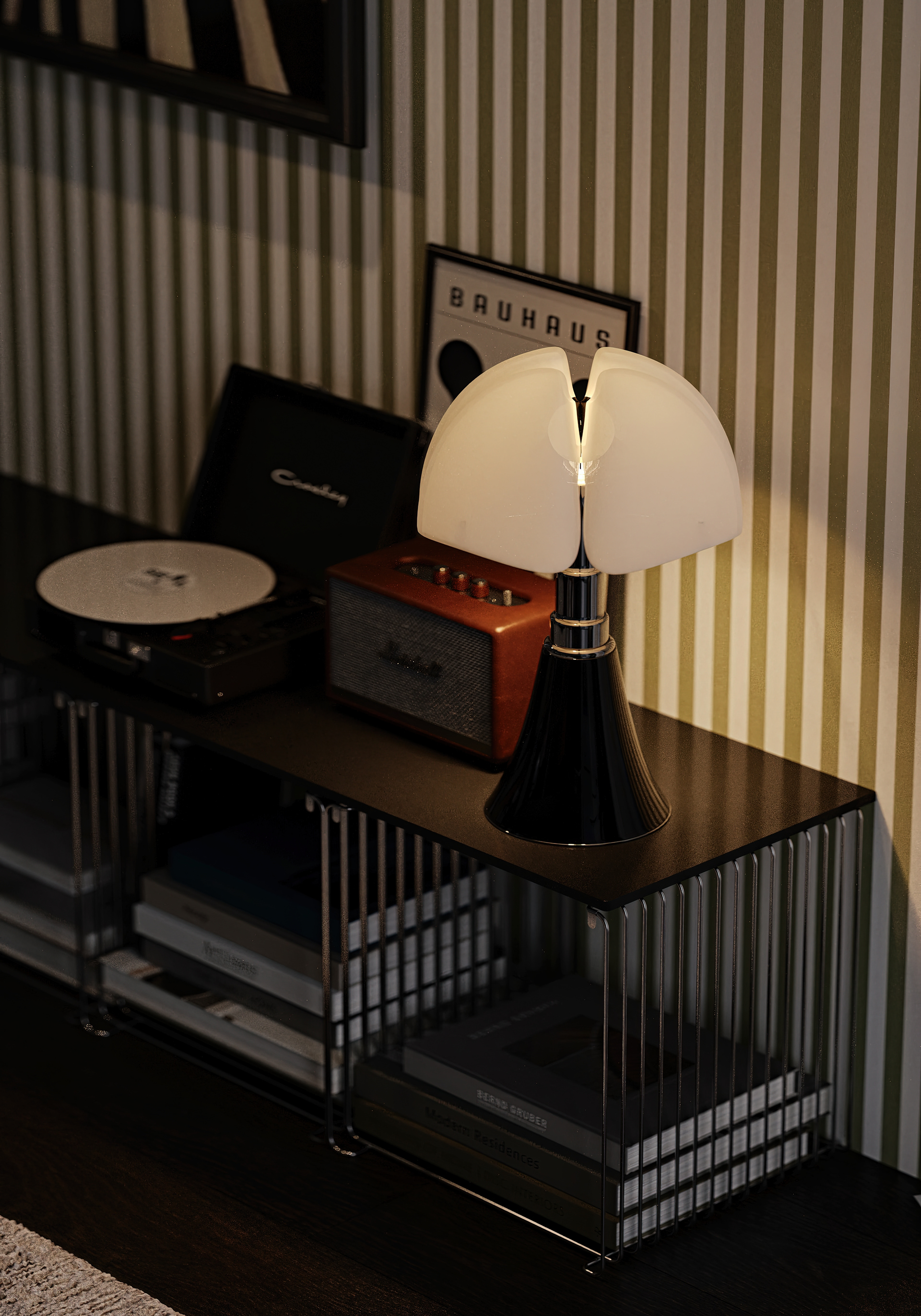 Mid-Century Style Home | Living Area-9