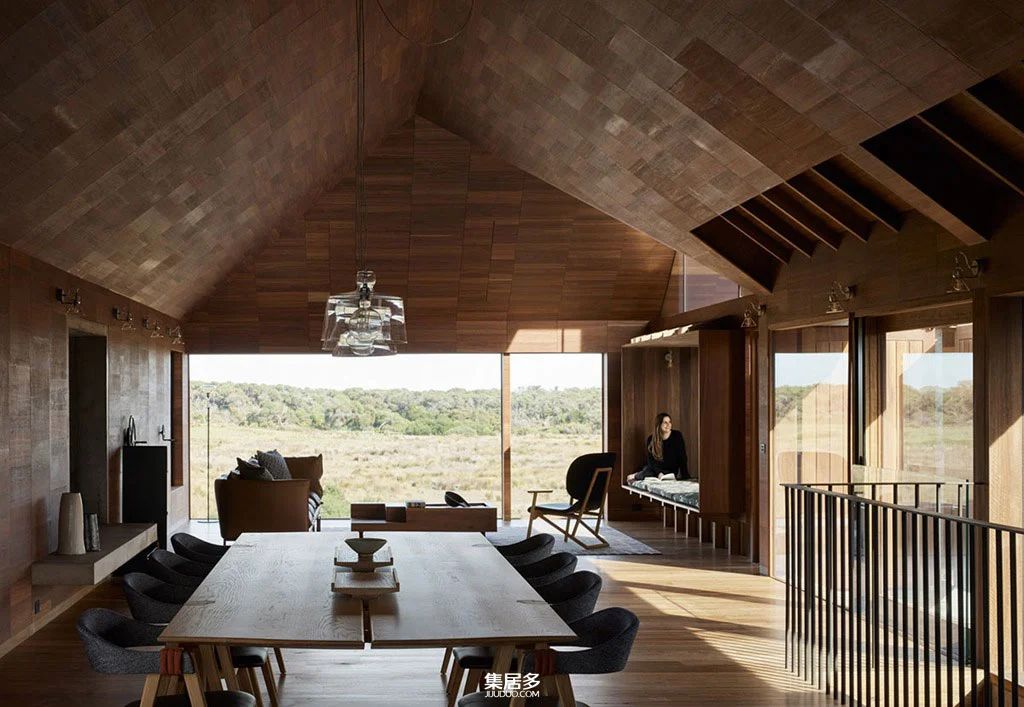 受传统农场启发的澳大利亚现代乡村住宅-0