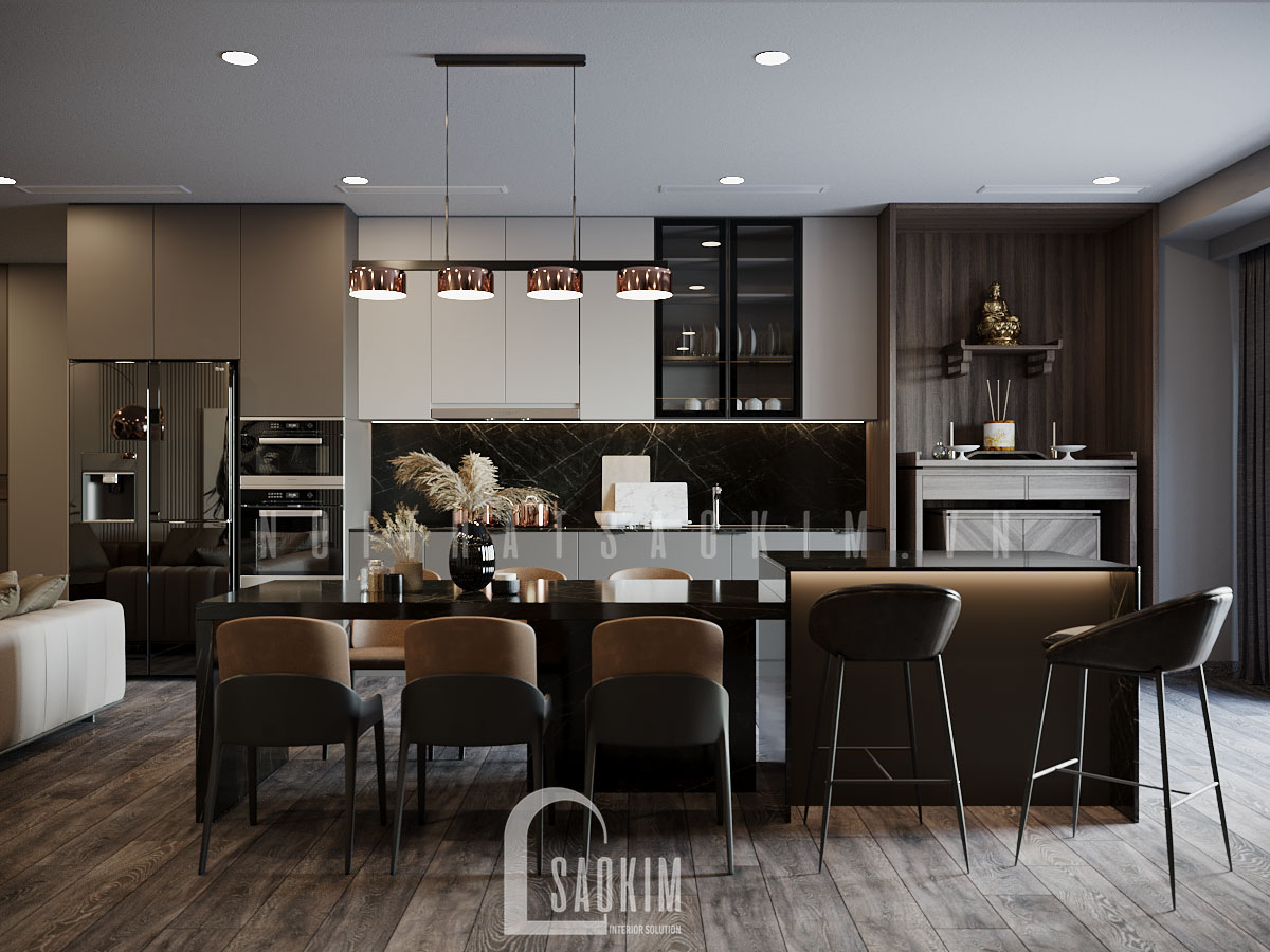 现代高档 Cho Mo 公寓室内设计丨越南河内丨Interior Venus-16