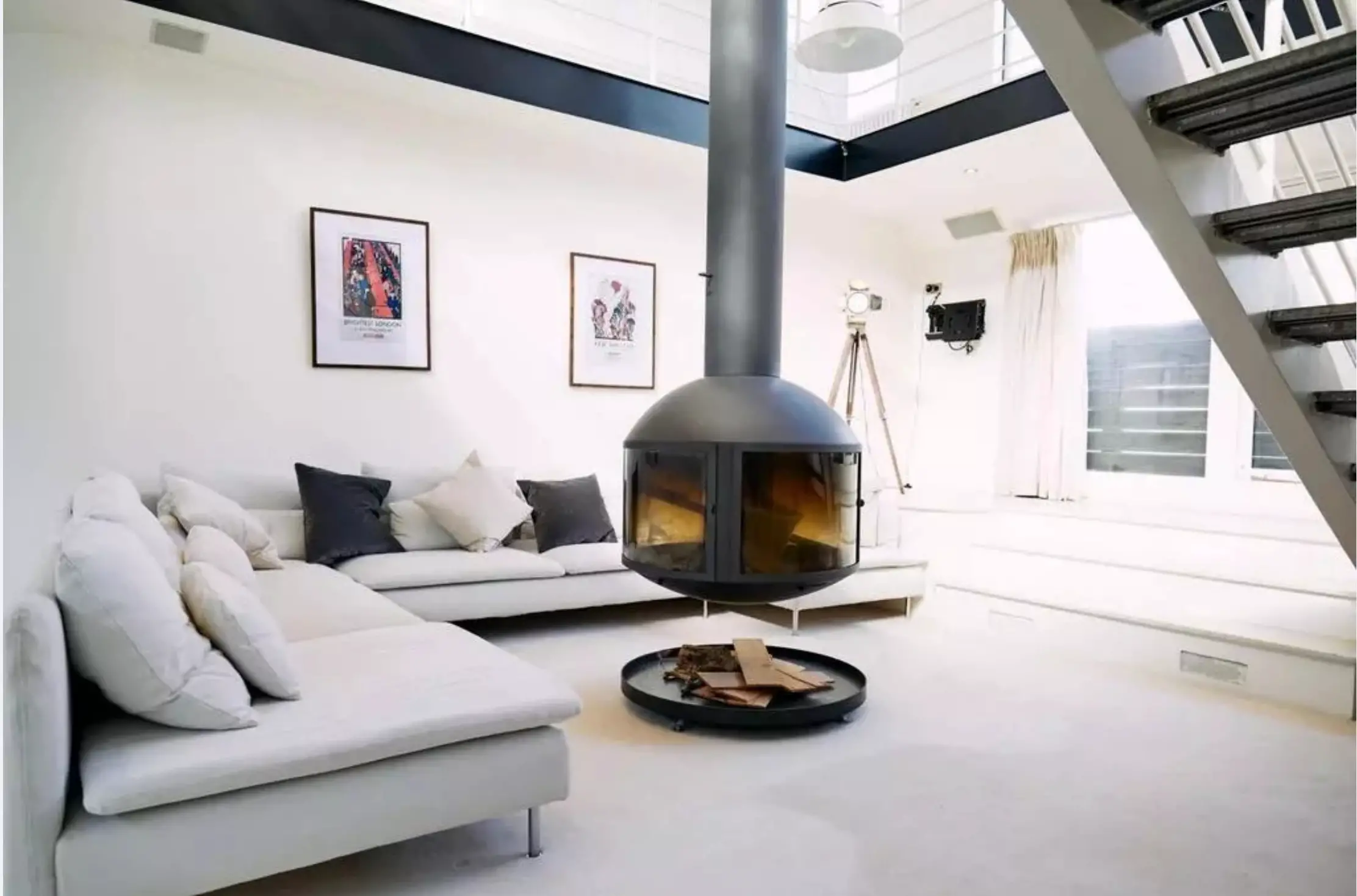 伦敦独特设计师 houseboat,水岸优雅舒适居所-9