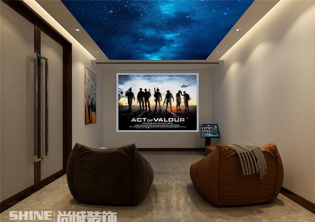 紫郡府新中式风格装修-47