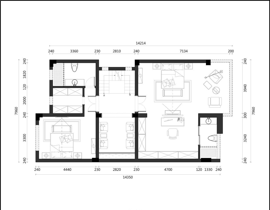 
东城江南-别墅--新中式 -18
