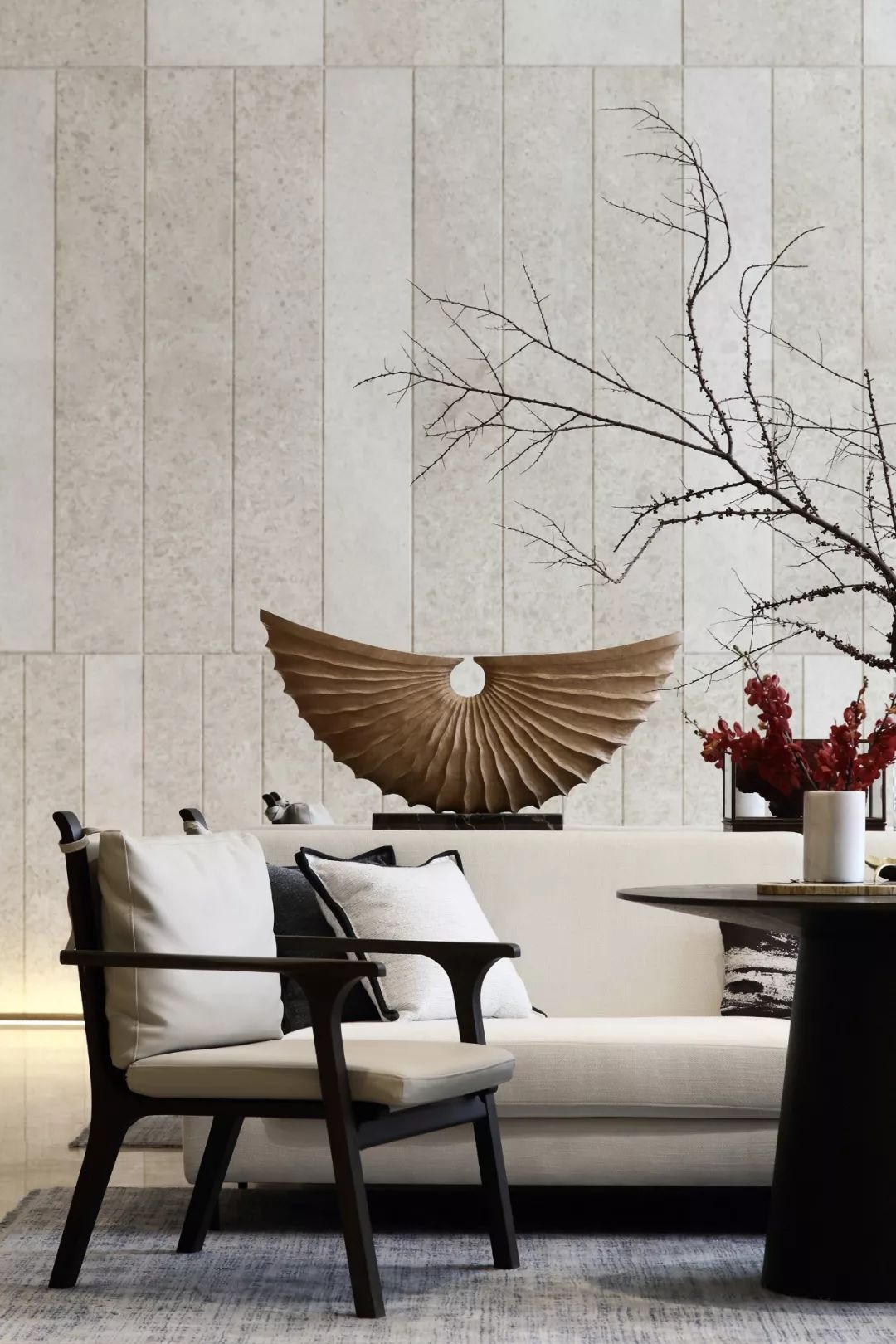 天津津门大院售楼处 | 古韵墨色与现代材质的完美融合-101