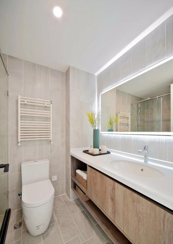 尚层装饰罗湖分公司丨平层丨现代极简的极致演绎-11