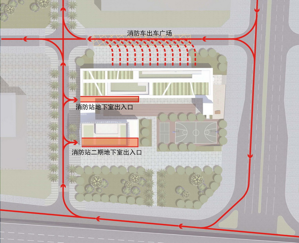 深圳前海消防站丨中国深圳丨深圳大学建筑设计研究院“钟中+钟波涛”工作室-48
