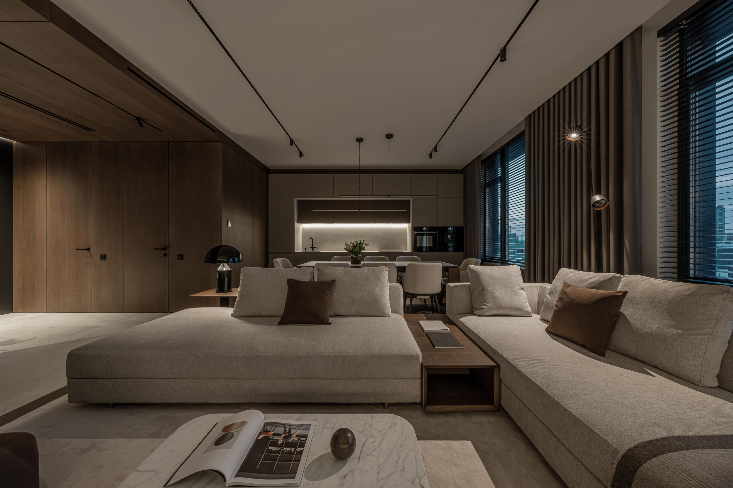 基辅俄罗斯方块大厅住宅区公寓设计丨乌克兰基辅丨Bezmirno 建筑工作室-14