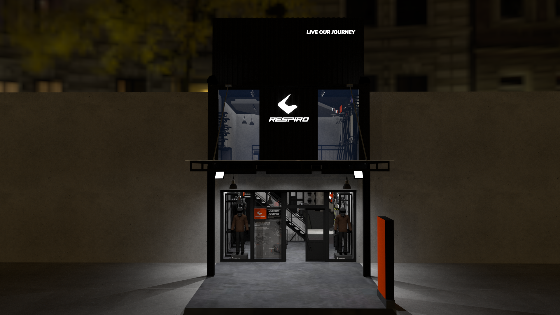 骑行服装商店设计丨Titik Hilang Design Studio-5