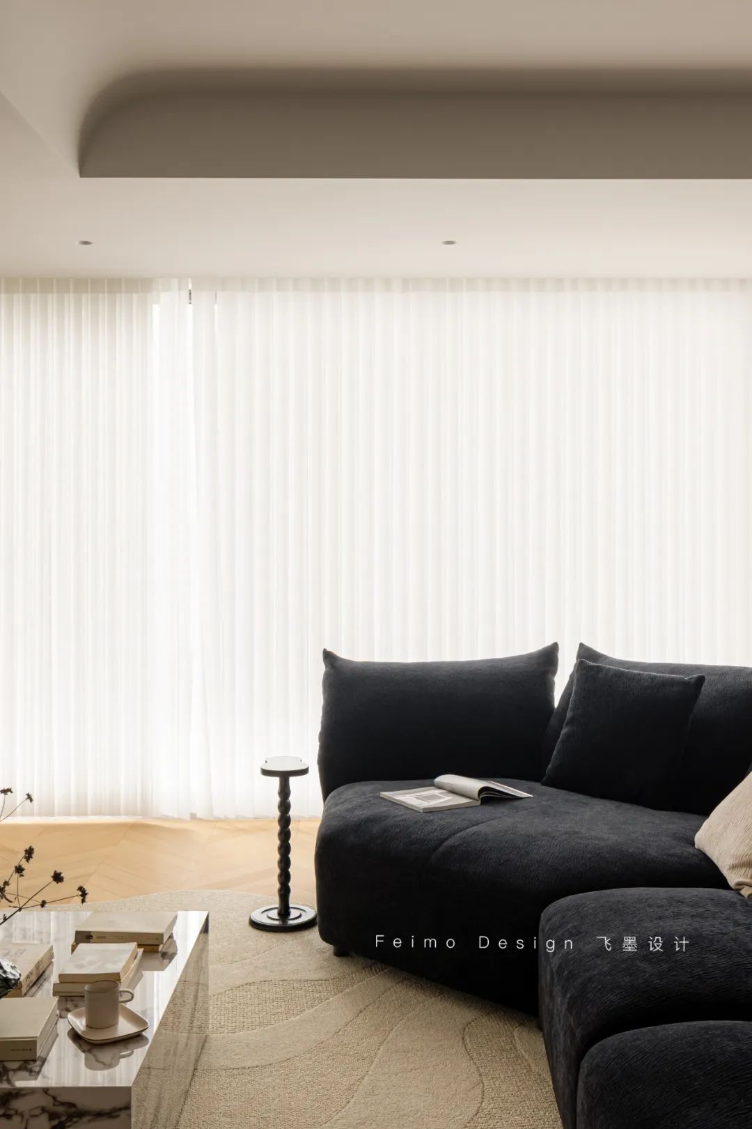 160㎡现代法式养老宅丨飞墨设计组-34