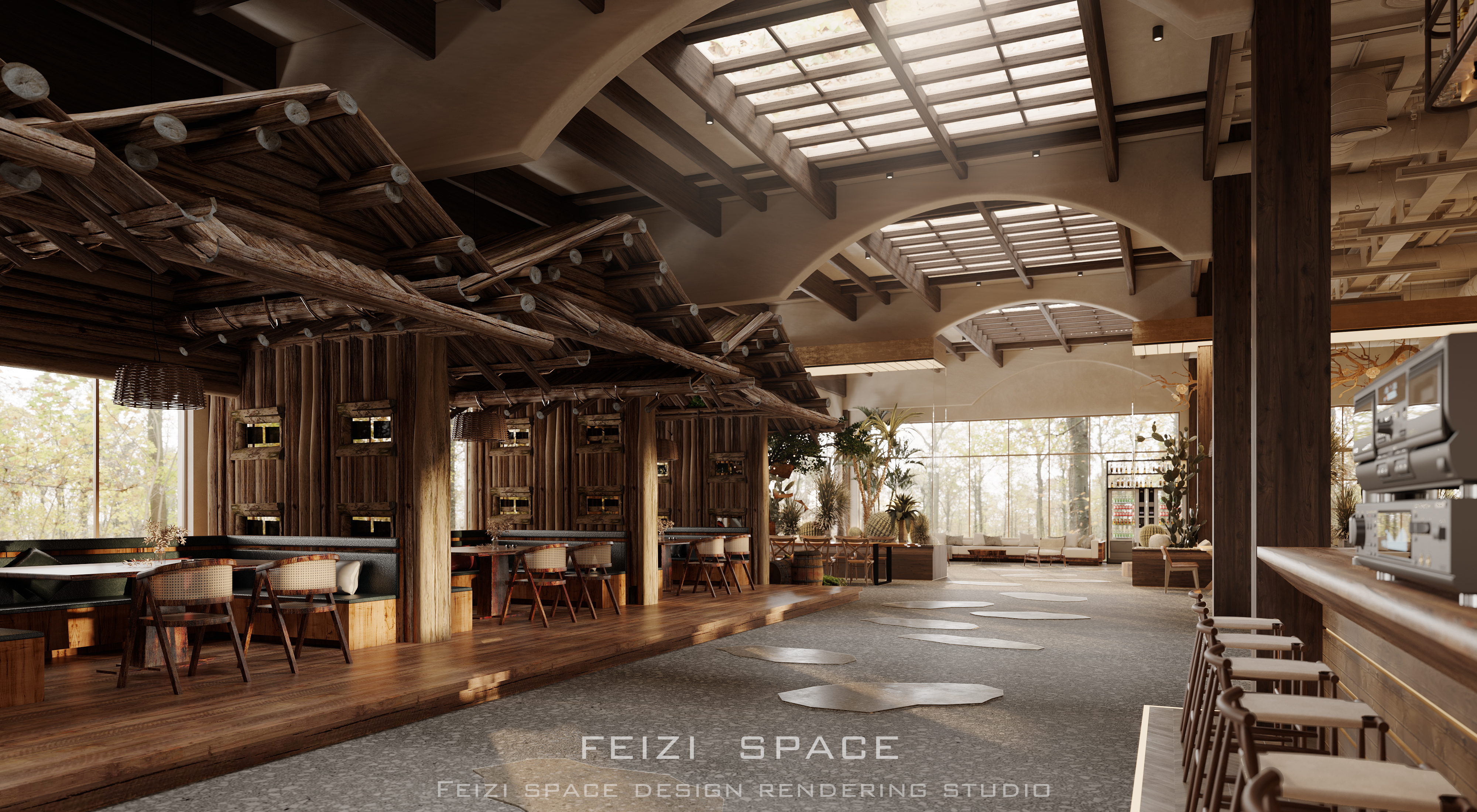 CR写实餐厅效果图——简绘设计×非子表现-3