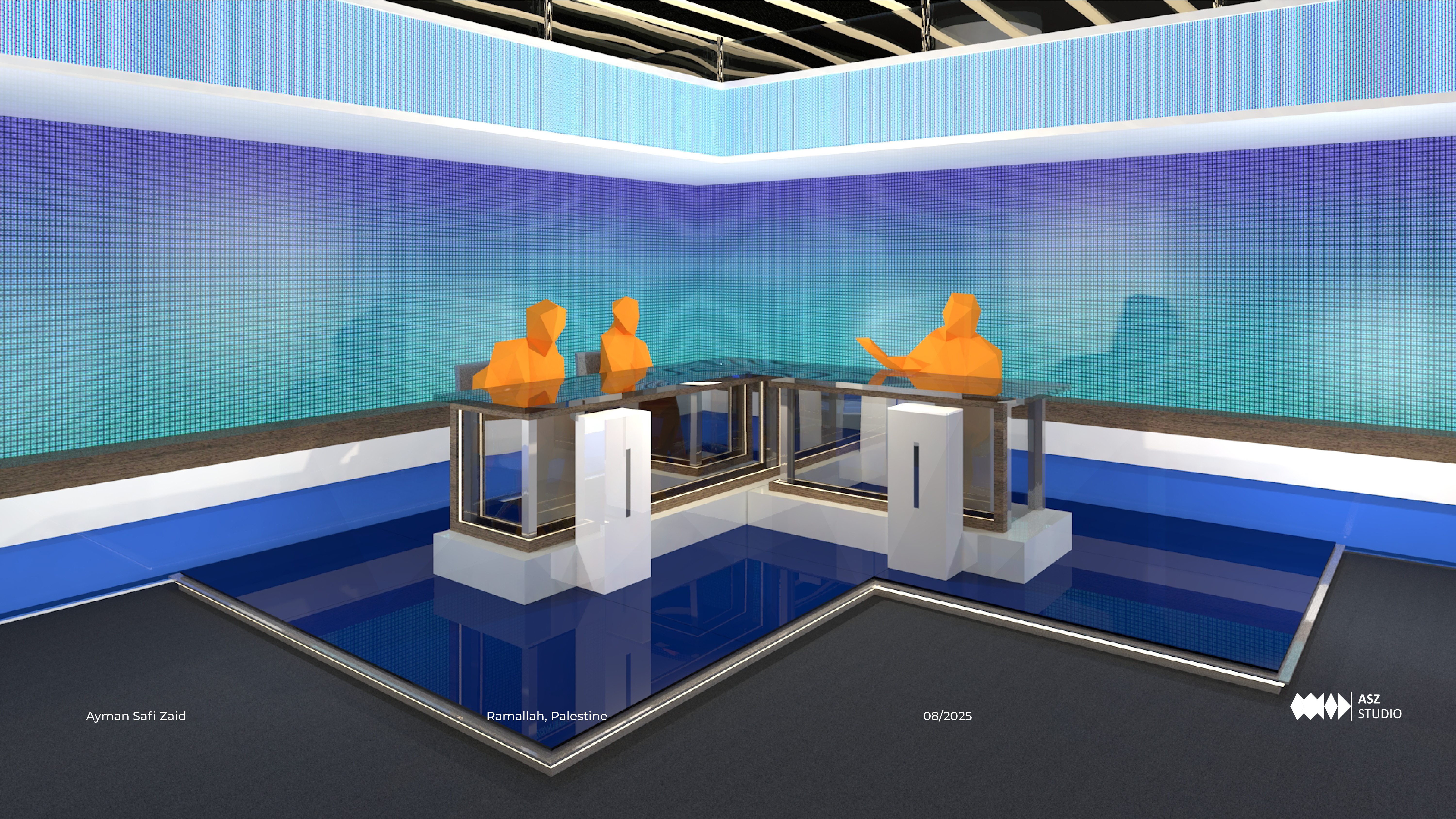 巴勒斯坦广播公司（PBC）新闻工作室设计丨ASZ Studio-33