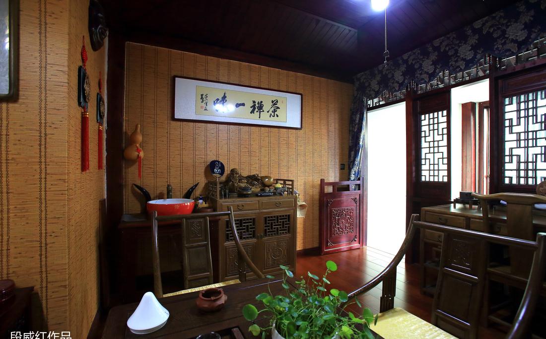 段威红丨别墅丨【蝶衣设计】中式风格实景照片-13