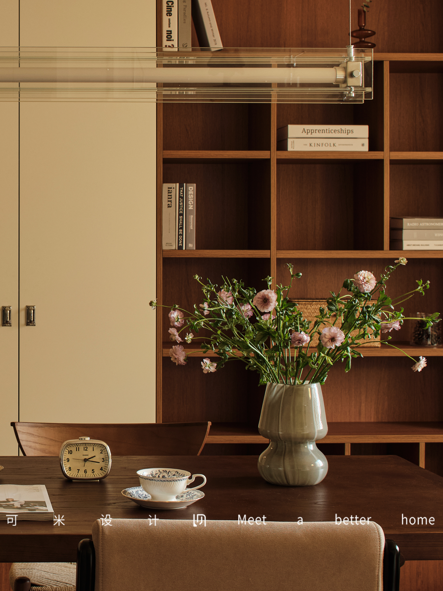 温柔色调中的成长天地，复古与实用共融的慢调空间-20