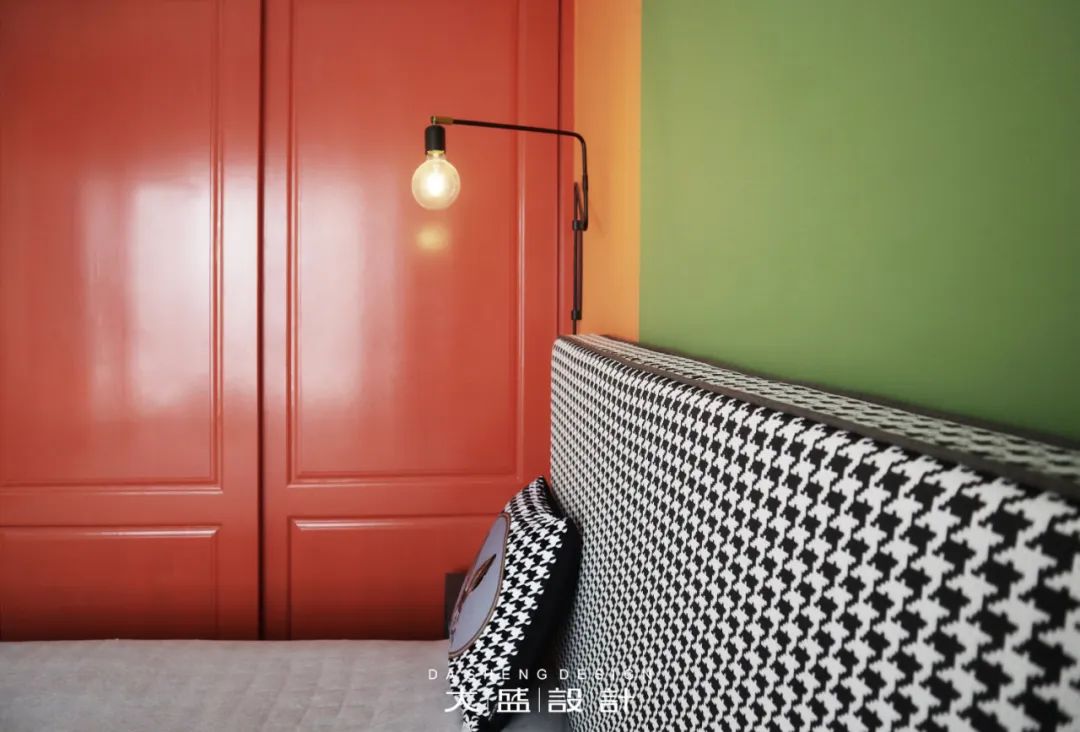 南宁 96㎡孟菲斯风格家居，色彩斑斓的甜蜜空间-67