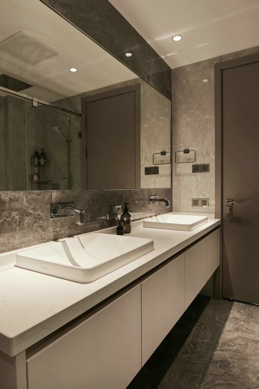 "Vifa 威法"打造精致浴室,钛金灰色调展现未来艺术感-27