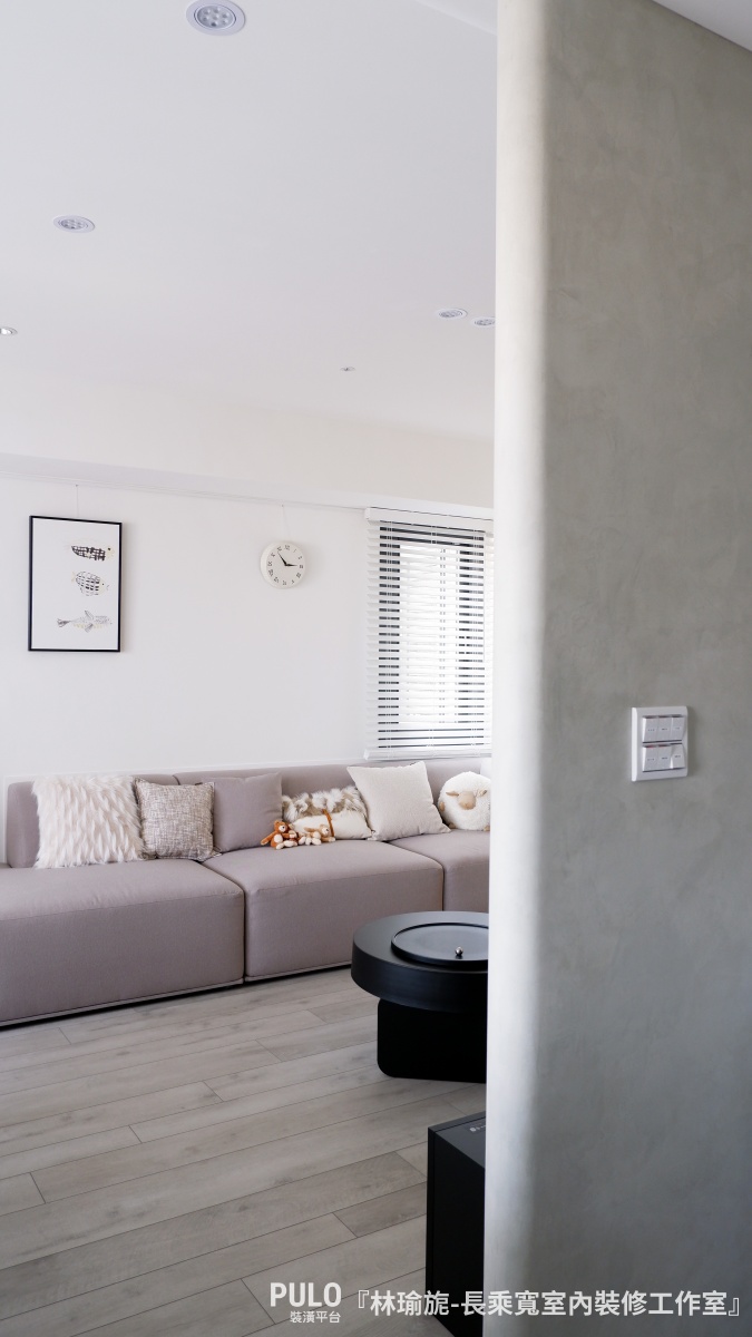 30坪台中老屋翻新,开箱司曼特电视墙设计丨中国台中丨长乘宽室内装修工作室-35