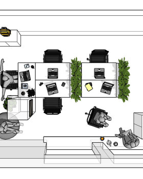 小程序员办公室设计