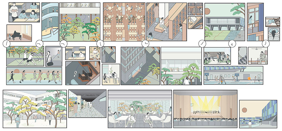 宁波市古林职业高级中学丨中国宁波丨ARCHIS（如是）建筑设计事务所-8