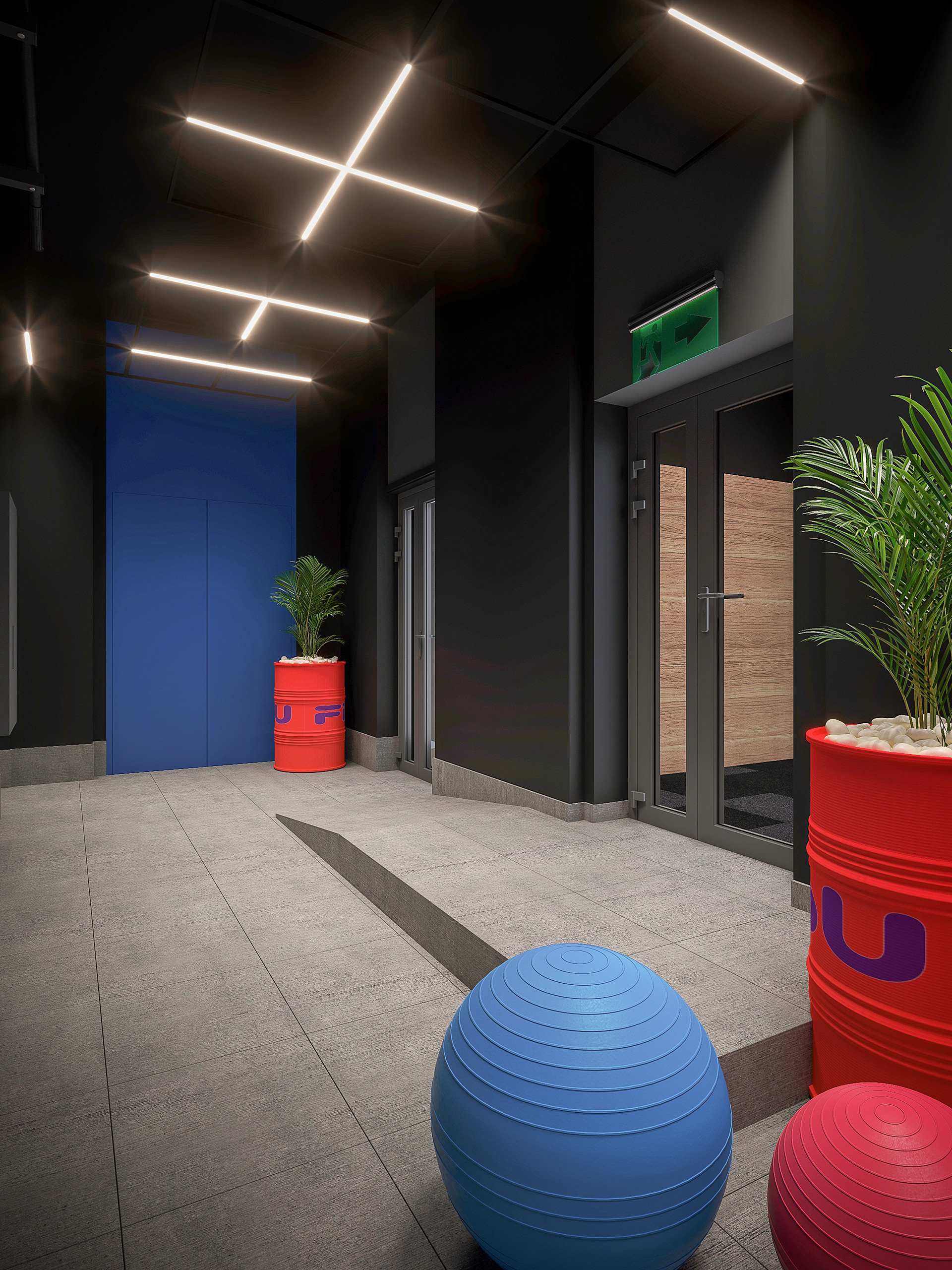 Fit4You 健身中心室内设计丨乌克兰丨Planar Architecture 设计工作室-11