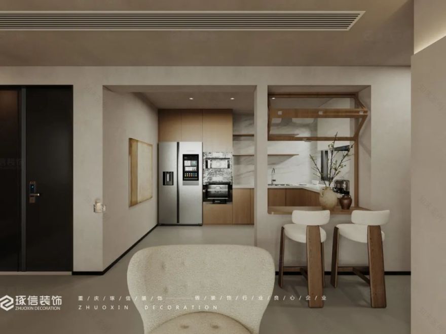 新山和悦轻侘寂风格家居设计丨中国重庆丨唐苏雅-13