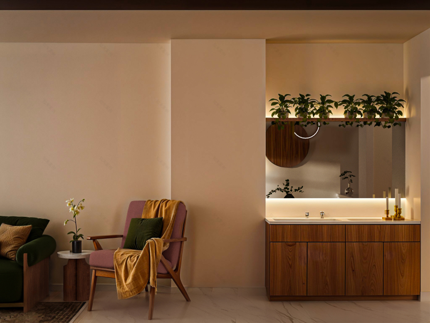 开放空间室内设计丨Sarmad Studio-19