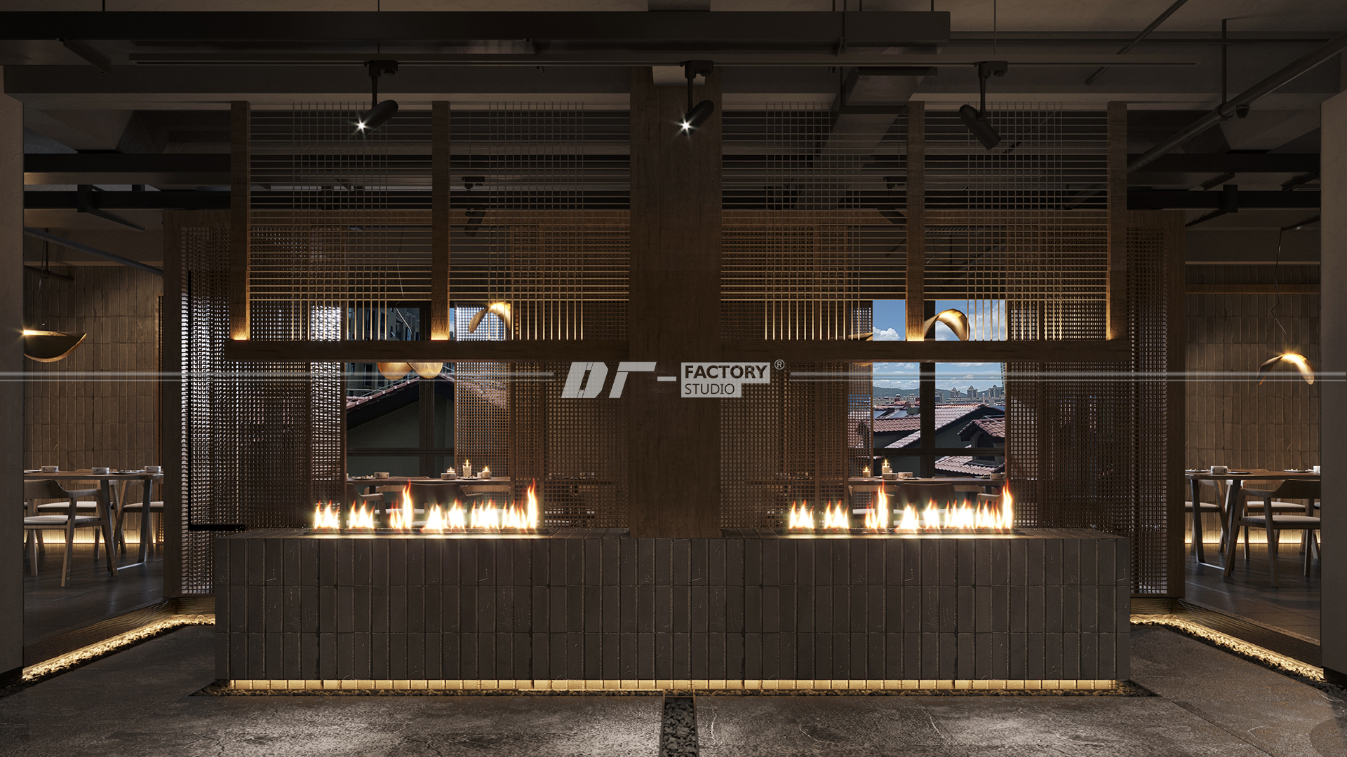 曲靖艺术餐厅设计丨中国曲靖丨鱼骨设计-17