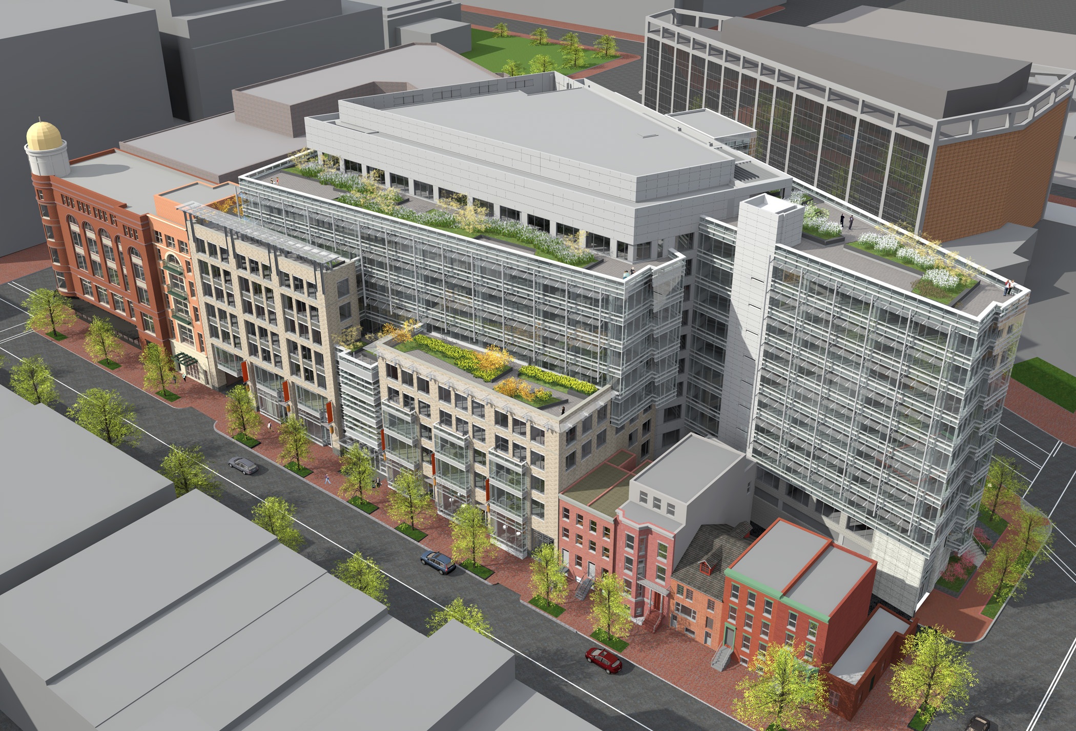 融合室内外空间的绿色办公大厦——华盛顿 600 Massachusetts Avenue-37