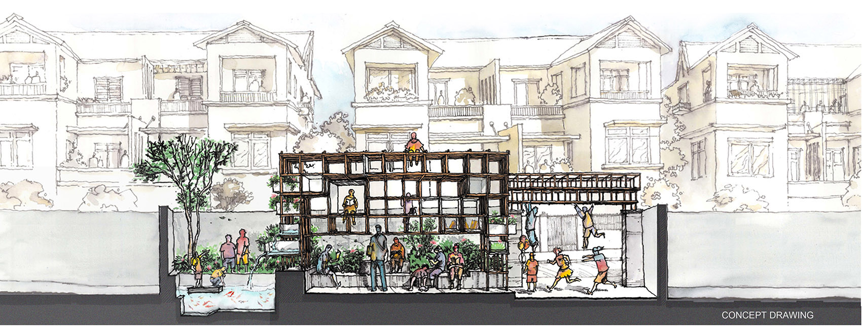 VAC城市生态模型，越南 / Farming Architects -59