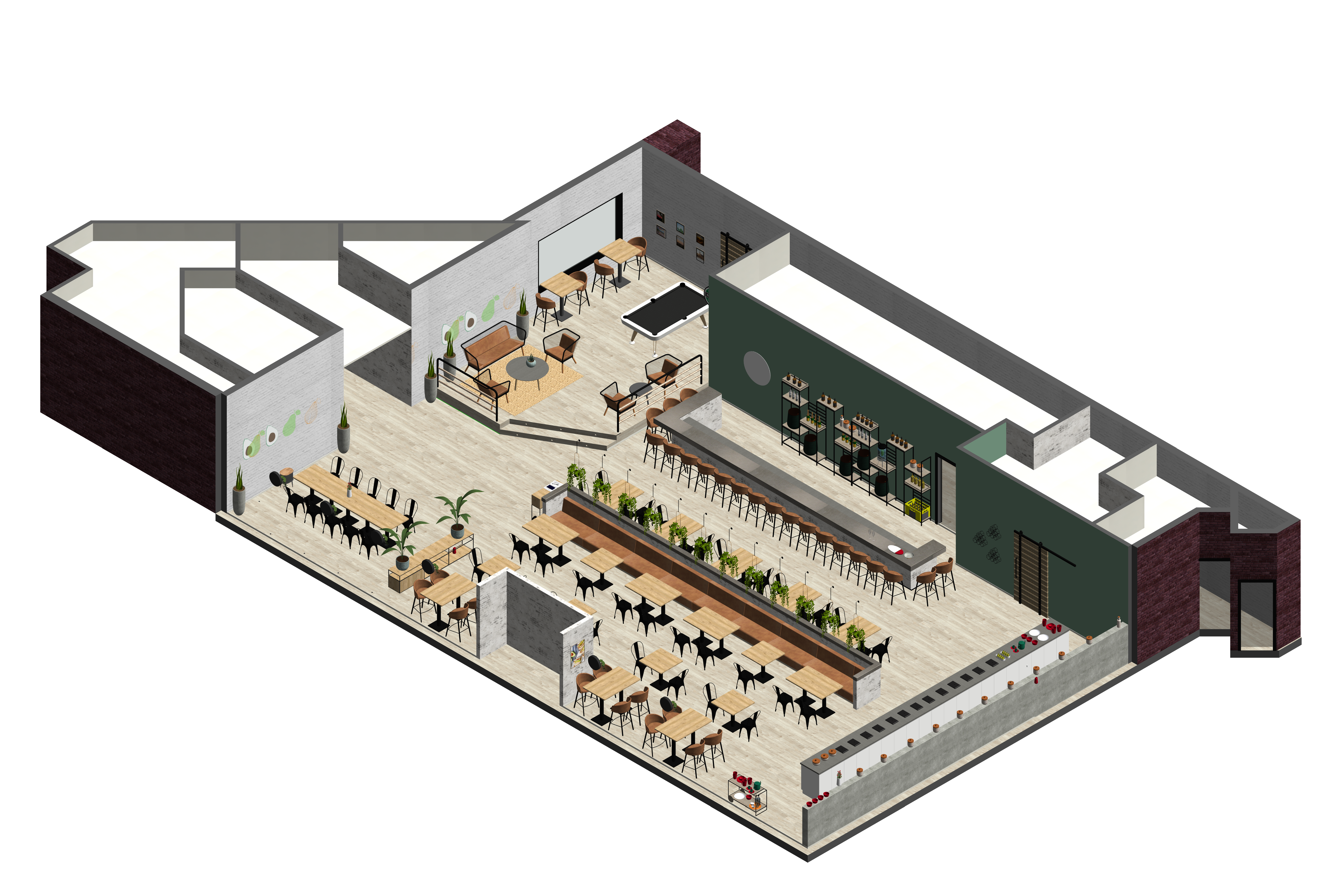 Mojo 餐厅室内设计-12