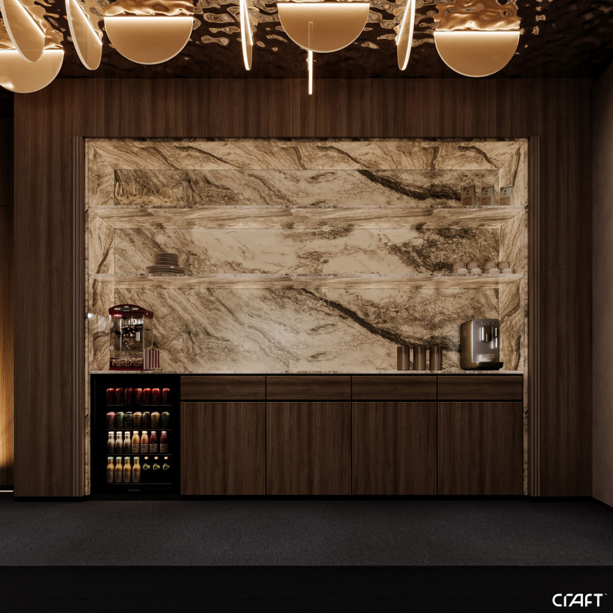 家庭影院设计丨沙特阿拉伯利雅得-11