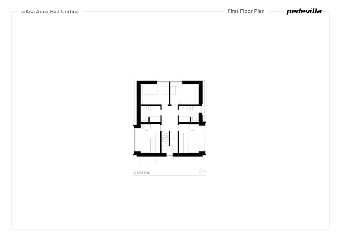 意大利山林间木屋别墅丨Pedevilla Architects-37