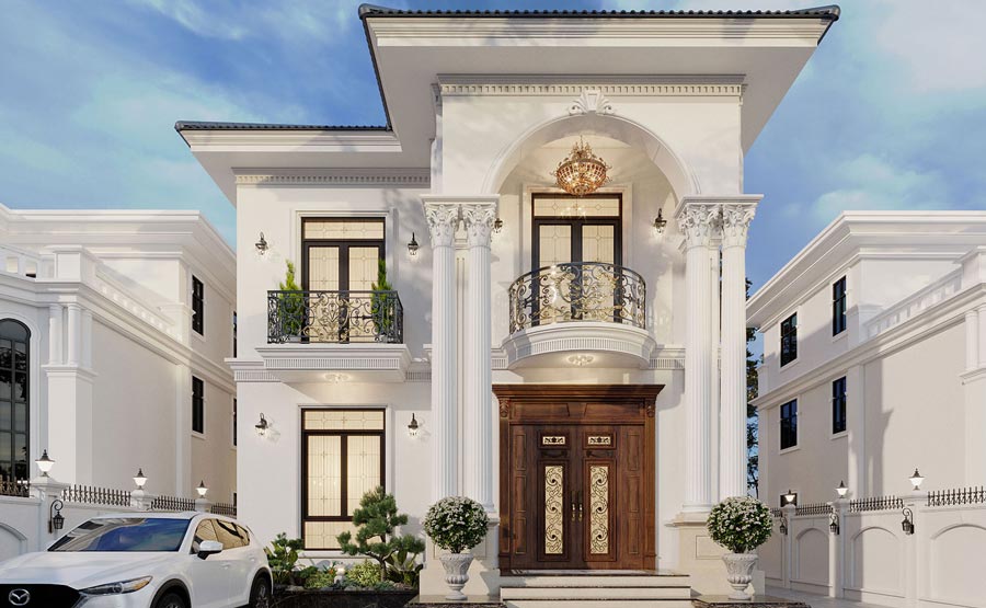 35套二层坡顶别墅设计方案丨NEOHouse vn-22