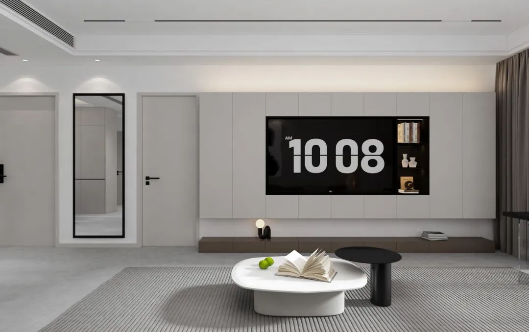 黑白灰极简魅力 · 鲁信南海花园设计-19