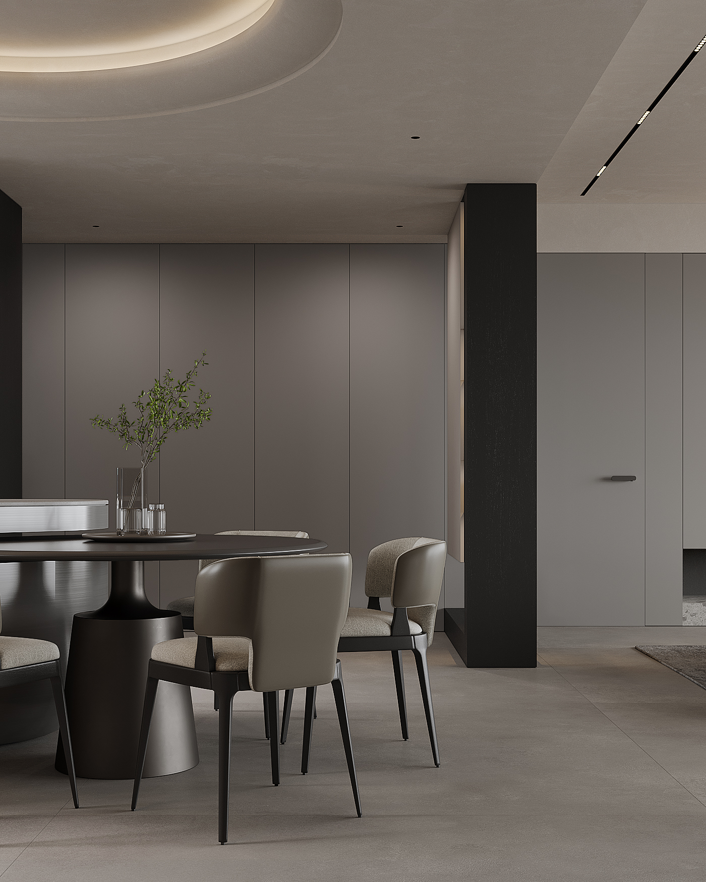 黑白灰的家丨末舍设计-5