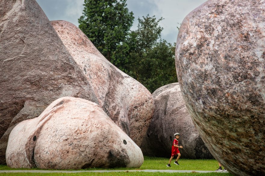 Iwagumi Air Scape 岩石艺术装置丨新加坡丨ENESS Art and Technology Studio-30