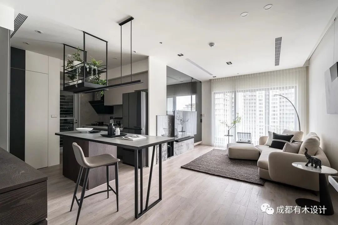 航空业夫妻的浪漫现代简约新婚小居丨砌二-19